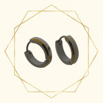 Bicolor Rvs Oorringen- 16mm Hoops | Oorbellen