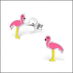 Flamingo oorbellen