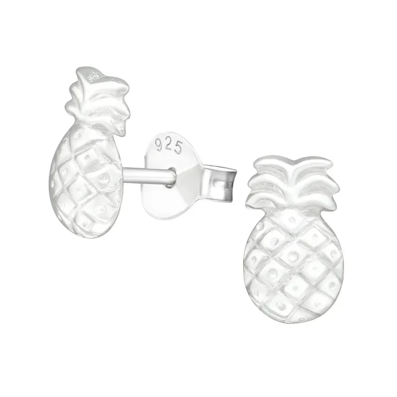 Sterling ananas oorbellen