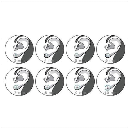 Zes Verschillende Oorvormen In Zweerknopjes Hartjes Oorbellen Emaille 7mm