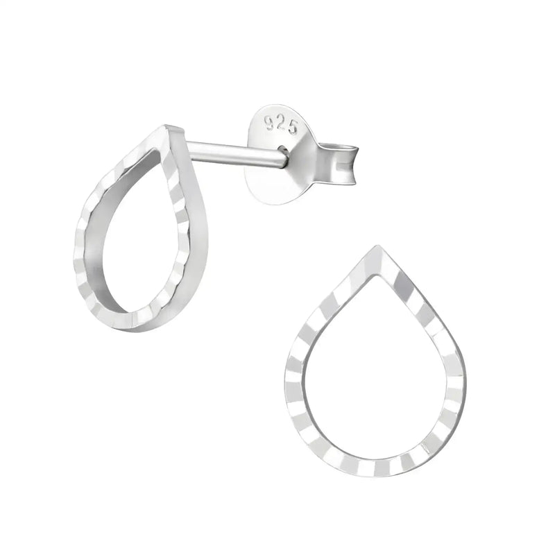 Aramat Jewels® Zilveren Druppelvormige Oorbellen