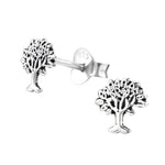 Zilveren Keltische Oorbellen - Stijlvolle Sterling Tree Stud Earrings Ontwerp