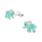 Zilveren Oorbellen Olifant - Aramat Jewels Elephant Stud Earrings