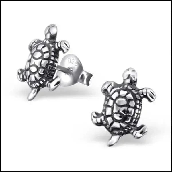 Sterling Schildpad Oorbellen