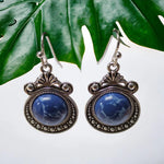 Prachtige Bohemien Oorhangers Met Blauwe Steen Van Aramat Jewels®