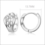 Echt Zilveren Oorringen Vrouw en Man 2-14x8mm | Oorbellen