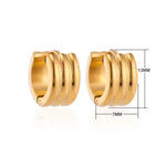 Gouden Oorringen Van Aramat Jewels® - Glanzende Gouden Oorringen 13mm/20mm