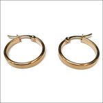 Stalen Oorringen Aramat Jewels® Met Gouden Hoepel Oorbellen