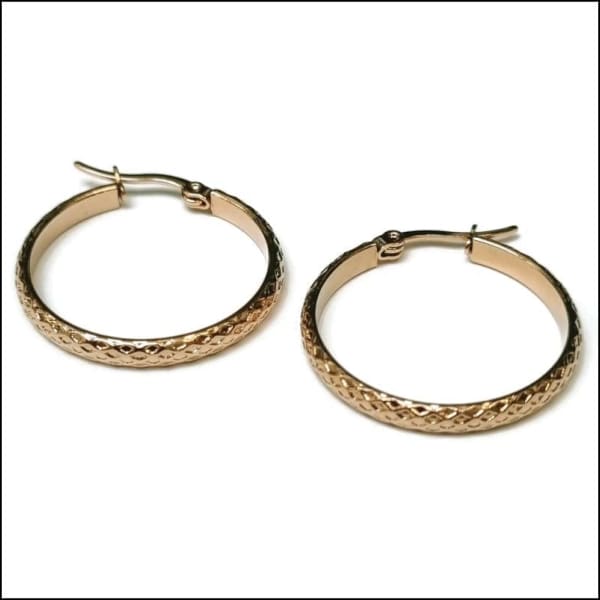 Gouden Oorringen Van Aramat Jewels® Zien Er Elegant Uit.