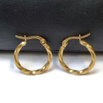 Gouden Hoop Oorbellen Van Aramat Jewels®, Shout Gouden Hoops