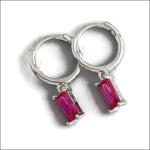 Oorringetjes Met Roze Stenen Van Aramat Jewels®.