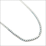 Open Gourmet Ketting Staal 60cm 4mm Zilveren Ketting Met Dikke Schakel.