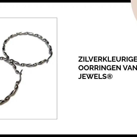 Zilverkleurige Oorringen van Aramat Jewels&reg; by@Outfy