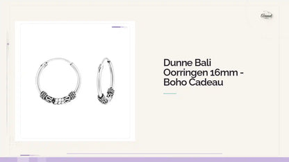 Dunne Bali Oorringen 16mm - Boho Cadeau by@Outfy