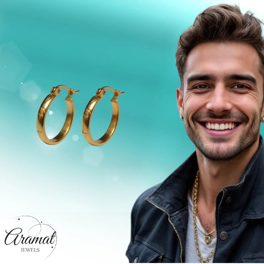 Stainless Steel Anchor Earrings