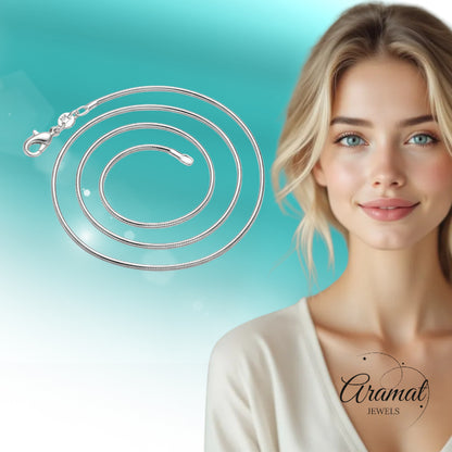 Timeless Silver Snake Chain
