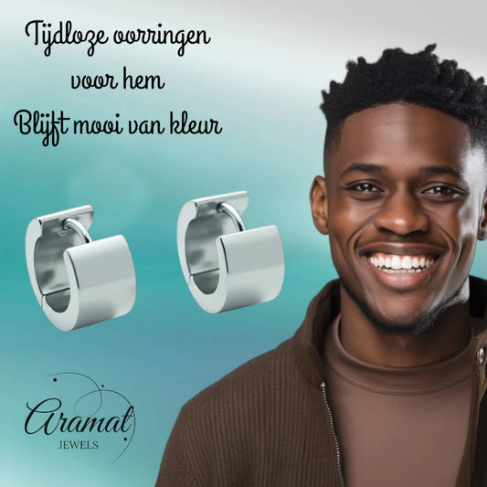 Glamorous Steel Earrings Stainless Steel