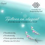 Regenboog blad oorstuds 12×4 mm - oor1989 - Oorbellen kopen# - 12mm - alles - blad