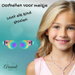 Regenboogoorbellen voor meisjes.