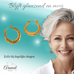 Ronde Oorringen 24x23mm – Goudkleurig RVS – Kleine Hoops - oor6349 - 840144 - Oorringen kopen# - 24mm - alles - cadeau
