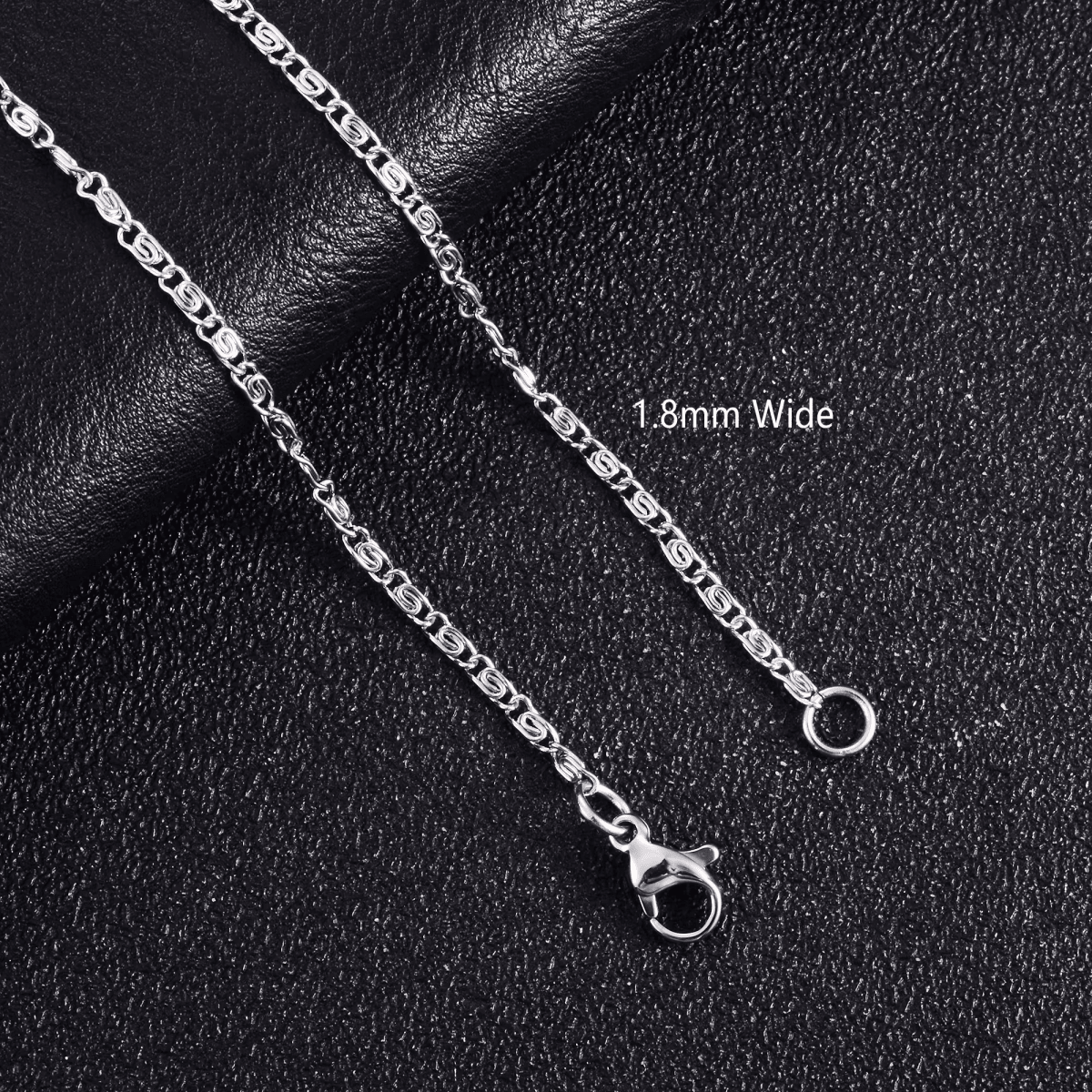 RVS Griekse Ketting Zilverkleur - Greek Pattern Unisex - Aramat Jewels - RVS Sieraden - Halskettingen - cadeautip