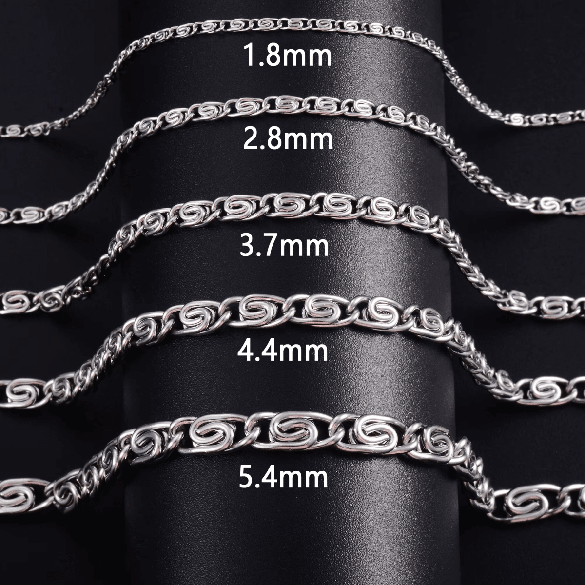 RVS Griekse Ketting Zilverkleur - Greek Pattern Unisex - Aramat Jewels - RVS Sieraden - Halskettingen - cadeautip