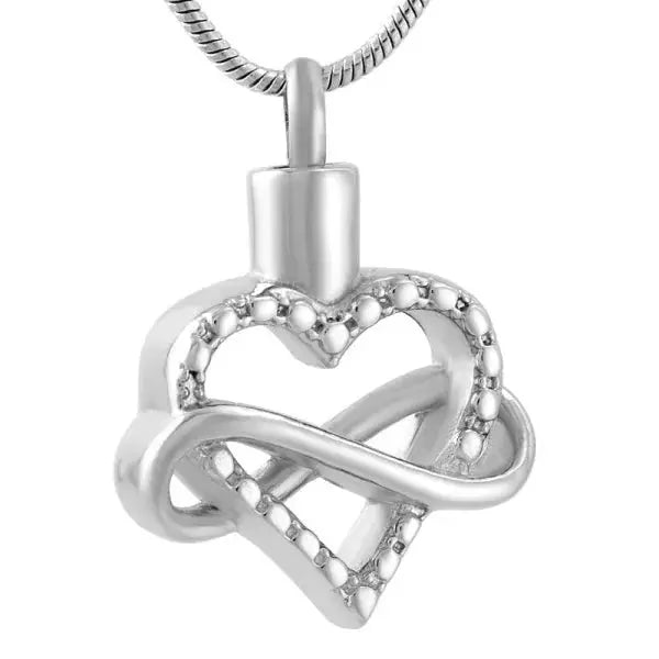 Sterling zilveren hart hanger met ketting