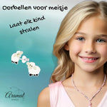 Oorbellen met schapen voor meisjes.