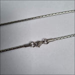 Zilveren Slangen Ketting Met Klem - Product Slangen Ketting Staal 75cm 2 Mm.