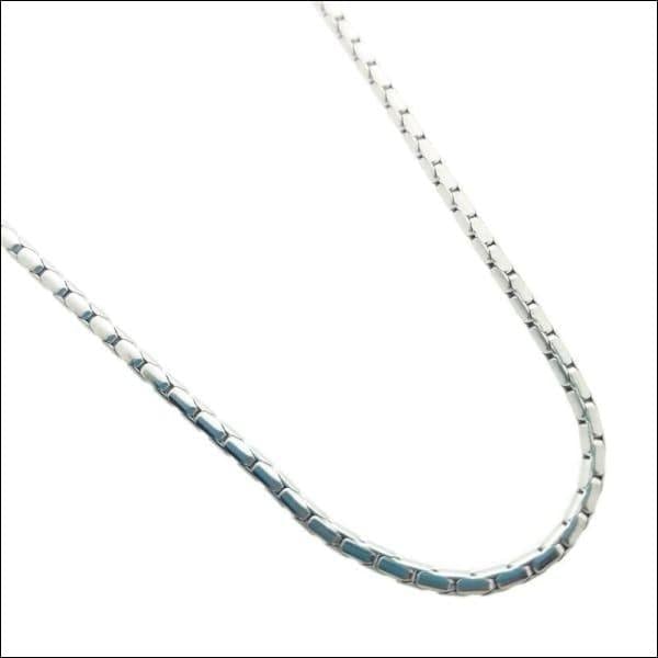 Zilveren Slang Ketting Van 75 Cm Met Productnaam Slangen Ketting Staal 2 Mm.