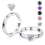 Solitaire Ring met Verwisselbare Steentjes-Ringen kopen- --Aramat Jewels