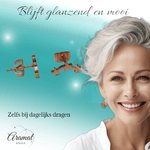 Stainless Steel Rosékleurige Sterren Oorbellen - Tijdloos & Elegant - oor4207 - Oorbellen kopen