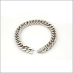 Zilveren Armband Met Een Twist Design Van 10mm Breed.