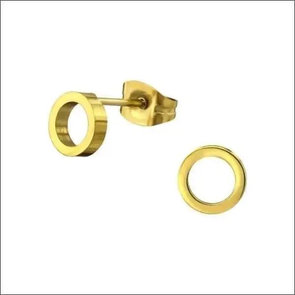 Stalen Oorbellen Cirkel - Trendy Uniseks Design
