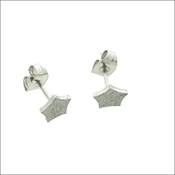 Stalen Oorknopjes Aramat Jewels® - Geometrisch Design | Oorbellen