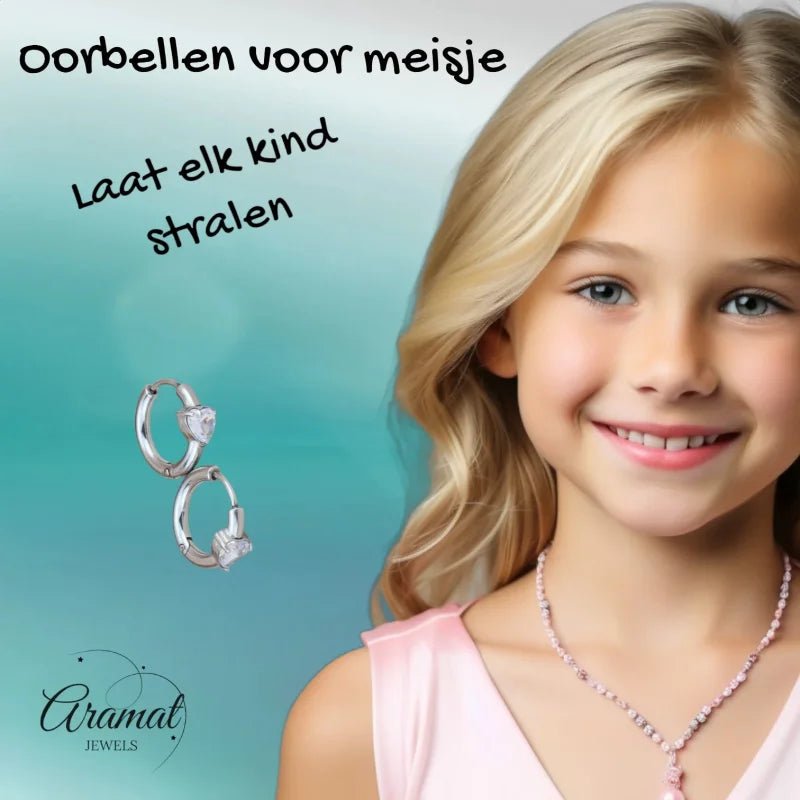 Reclame voor meisjesjuwelen.