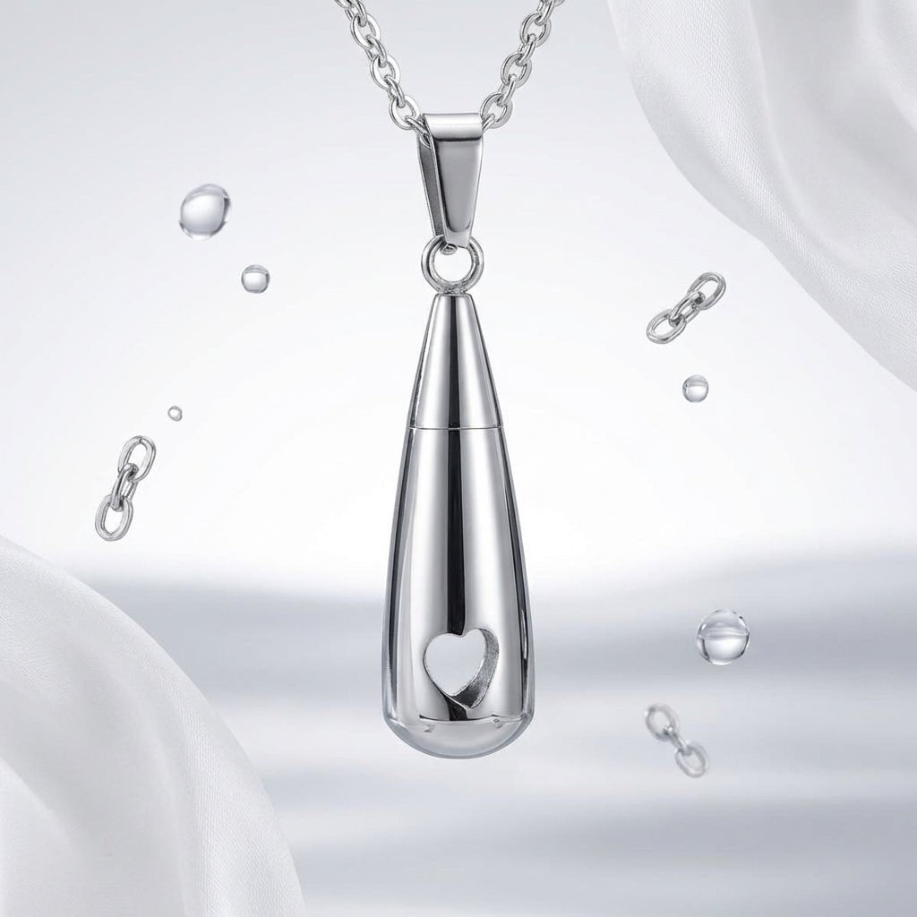 Stalen Opengewerkt Hartje Ashanger - Aramat Jewels - Gedenkhangers - cadeautip