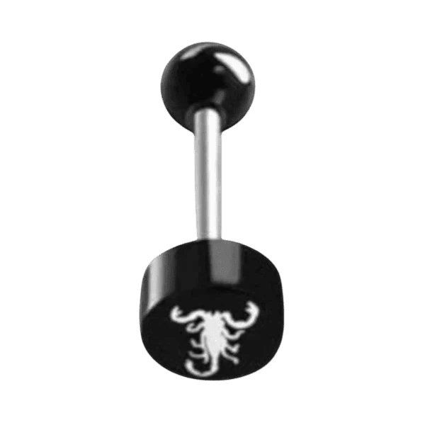 Zwarte draak oorpiercings