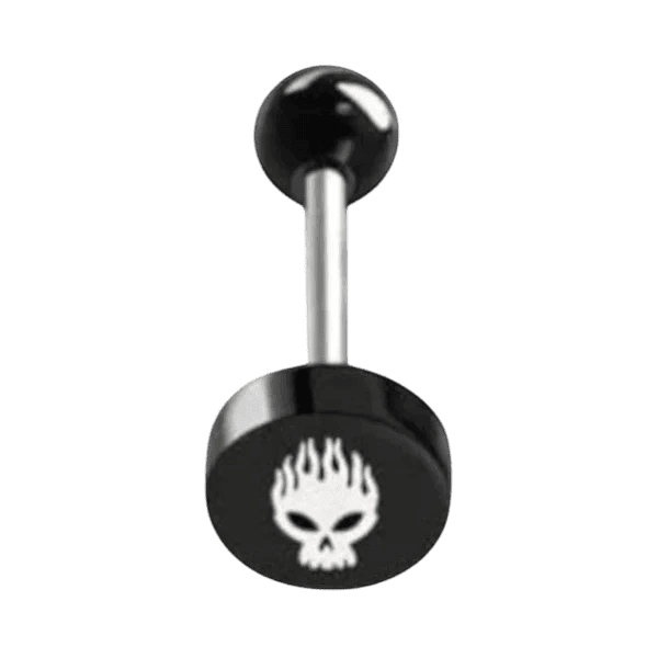 Schedel roestvrijstalen barbells