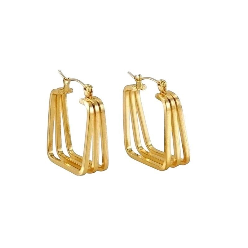 Statement oorringen dames vierkant - 27mm - oor6400 - 69932 - Oorringen kopen# - 27mm - alles - cadeau
