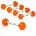 Oranje plastic balduwer