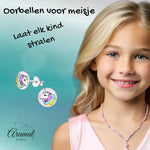 Eenhoorn oorbellen voor meisjes.