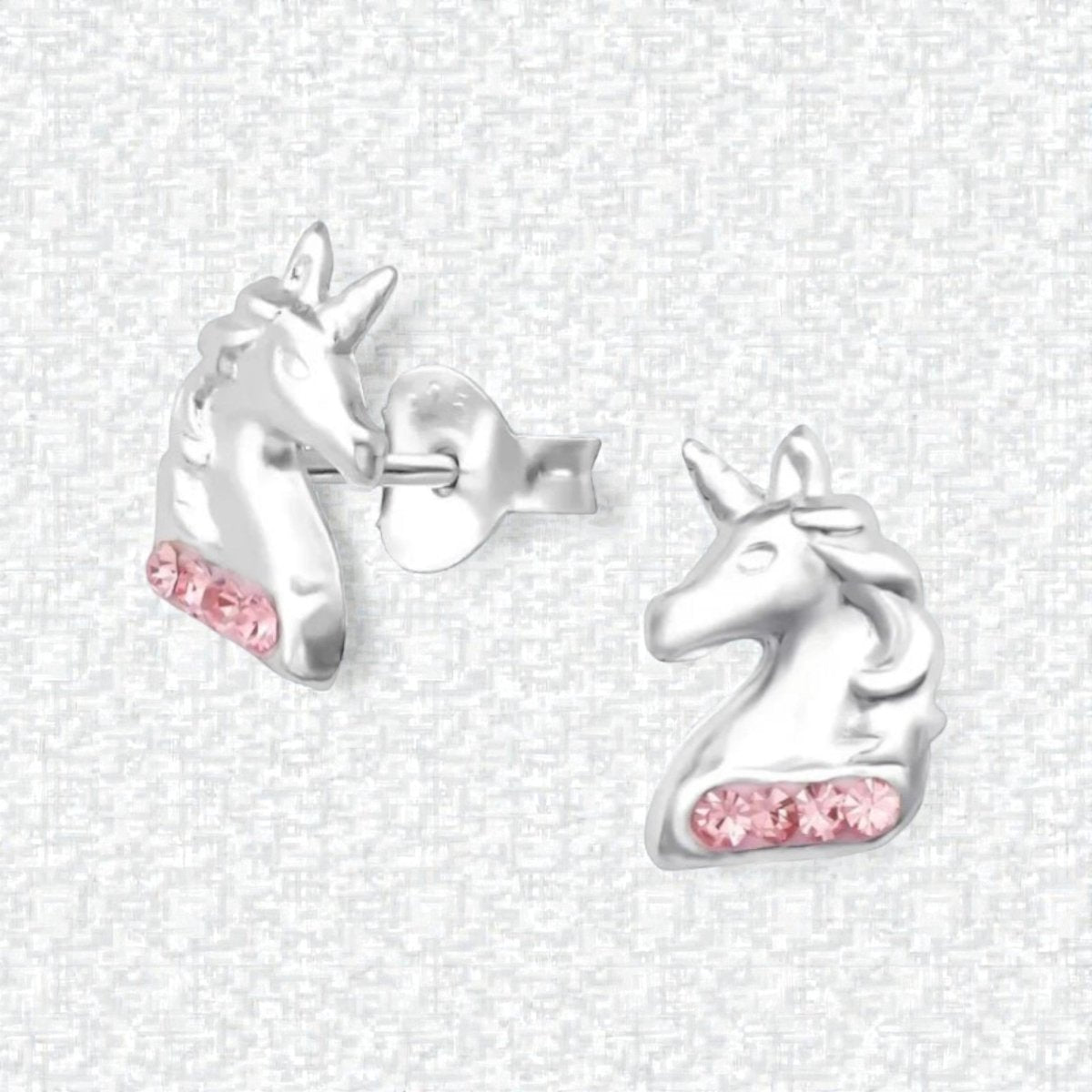 Unieke Zilveren Unicorn Oorbellen - Tijdloos & Elegant - Aramat Jewels - Oorbellen - cadeautip