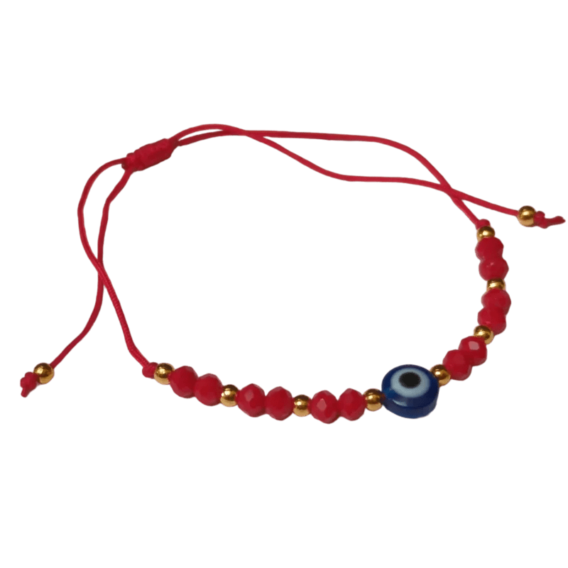 Rood en gouden kwade armband