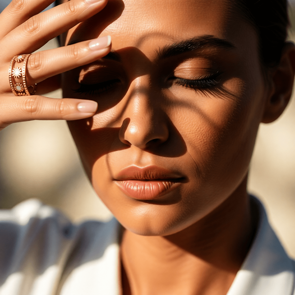 Verstelbare RVS Ring met Emaille Bloemen - Goudkleur (7 mm) - Aramat Jewels - Ringen - cadeautip