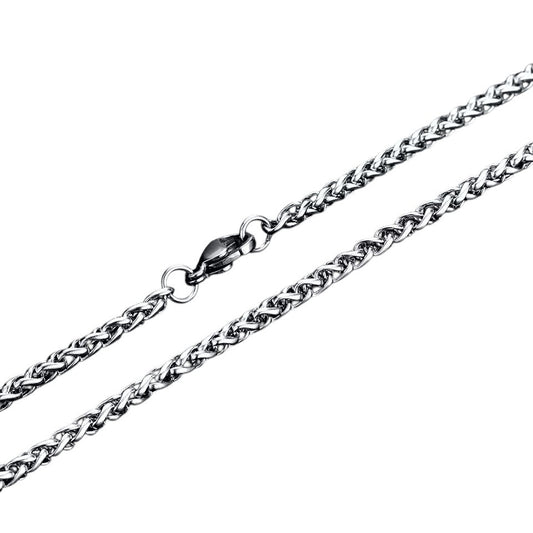 Vossenstaart Halsketting RVS 100 cm – 3 mm - Aramat Jewels - Halskettingen - cadeautip