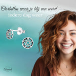 Zilveren gotische ster oorstekers – 6 mm - oor4769 - 30738 - Oorbellen kopen# - 6mm - 925 Zilver - alles