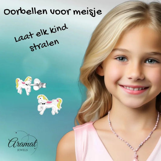 Carrousel paard oorbellen.