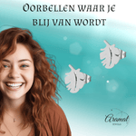 Zilverkleurige blad oorbellen 10×7 mm - oor3398 - XE76502 - Oorbellen kopen# - 10mm - alles - blad