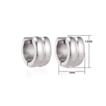 Zilverkleurige RVS Klapcreolen - 13 mm - oor5811 - se20006 - Oorringen kopen# - 13mm - alles - cadeau
